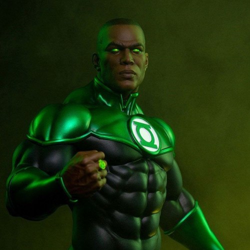 John Stewart Green Lantern DC Comics 1/6 Maquette by Tweeterhead